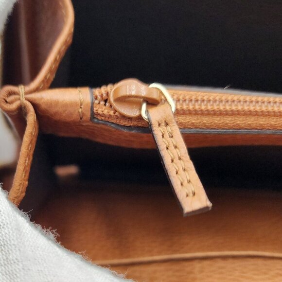 NEW! AUTHENTIC GUCCI GG CALF LEATHER TASSEL LONG WALLET IN WHISKY BROWN - Picture 10 of 13